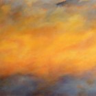 View "atmosphere (sunrise) no. 1,  acrylic on canvas,  24x30 inches,  2011-12"