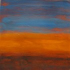 View "sunrise no. 44,  mixed media on paper,  6x6 inches,  2011"